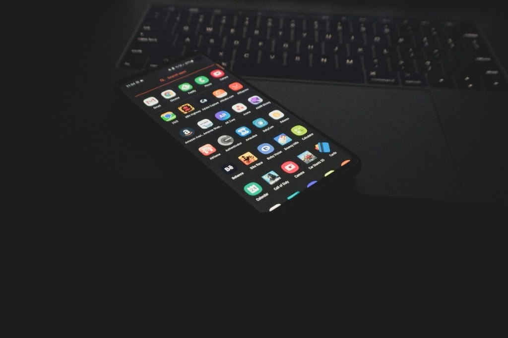 Mobile technology background